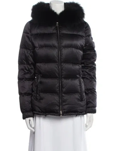 Pre-owned Prada 2013 Nylon Down Jacket In Black