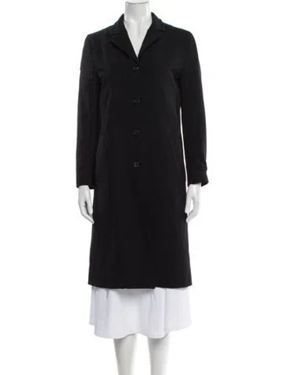 Pre-owned Prada 2013 Nylon Peacoat In Black