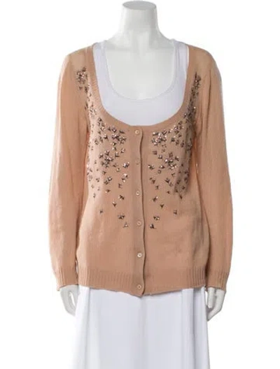 Pre-owned Prada 2013 Scoop Neck Sweater In Orange