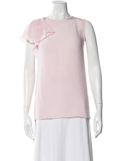 Pre-owned Prada 2013 Silk Blouse In Pink