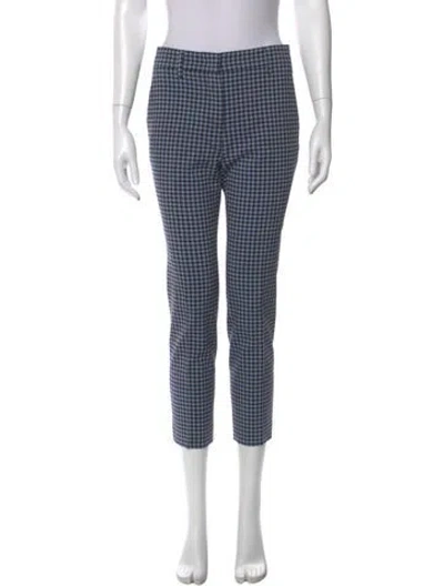 Pre-owned Prada 2013 Skinny Leg Pants In Blue