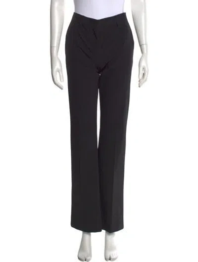 Pre-owned Prada 2013 Straight Leg Pants In Black