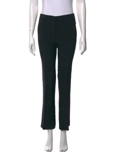 Pre-owned Prada 2013 Straight Leg Pants In Black