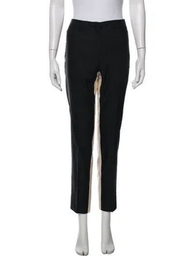 Pre-owned Prada 2013 Straight Leg Pants In Black