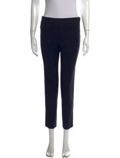 Pre-owned Prada 2013 Straight Leg Pants In Black/blue