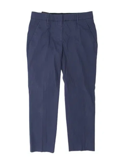 Pre-owned Prada 2013 Straight Leg Pants In Blue