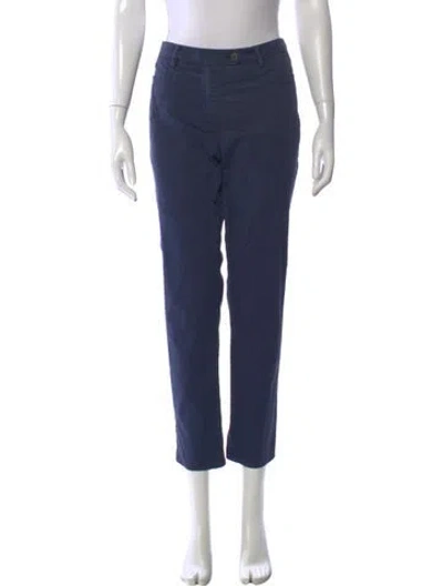 Pre-owned Prada 2013 Straight Leg Pants In Blue
