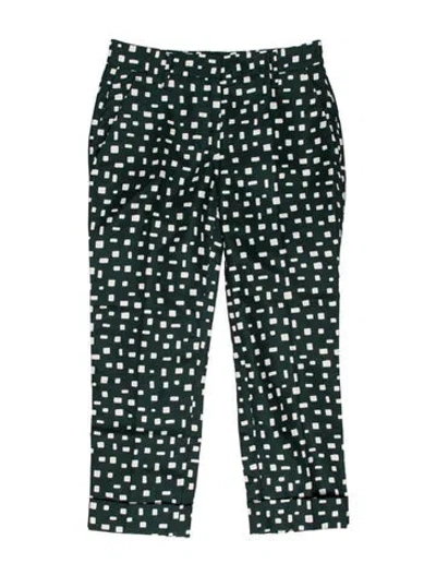 Pre-owned Prada 2013 Straight Leg Pants In Green