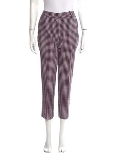 Pre-owned Prada 2013 Straight Leg Pants In Pink