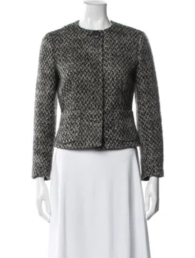 Pre-owned Prada 2013 Virgin Wool Jacket In Black