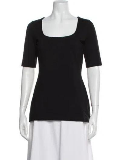 Pre-owned Prada 2013 Virgin Wool Top In Black