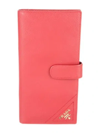 Pre-owned Prada 2013 Wallet In Red