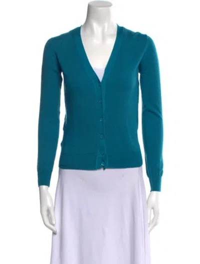 Pre-owned Prada 2013 Wool Sweater In Blue