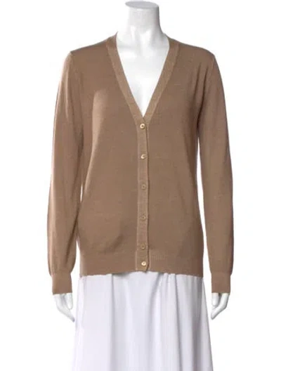 Pre-owned Prada 2013 Wool Sweater In Brown