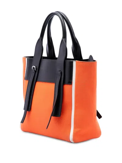 Pre-owned Prada 2013-2026 Canvas Ouverture Satchel In Black