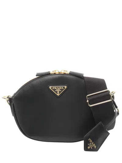 Pre-owned Prada 2013-2026 City Calf Crossbody Bag In Black