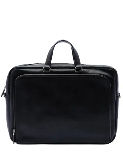 Pre-owned Prada 2013-2026 Saffiano Business Bag In Black