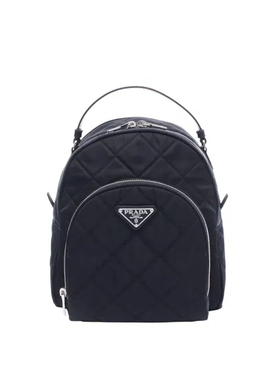 Pre-owned Prada 2013-2026 Tessuto Backpack In Black