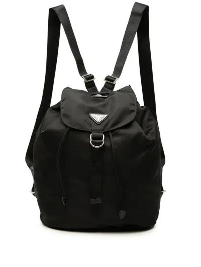 Pre-owned Prada 2013-2026 Tessuto Backpack In Black