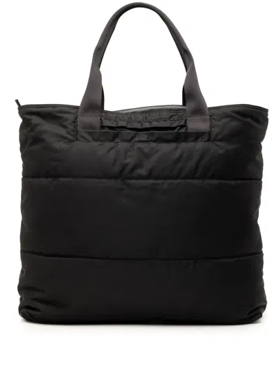 Pre-owned Prada 2013-2026 Tessuto Bomber Tote Bag In Black