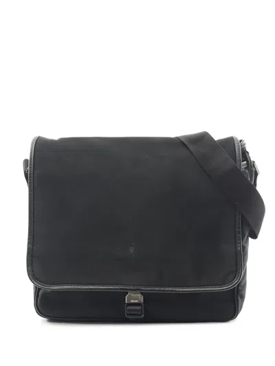 Pre-owned Prada 2013-2026 Tessuto Crossbody Bag In Black