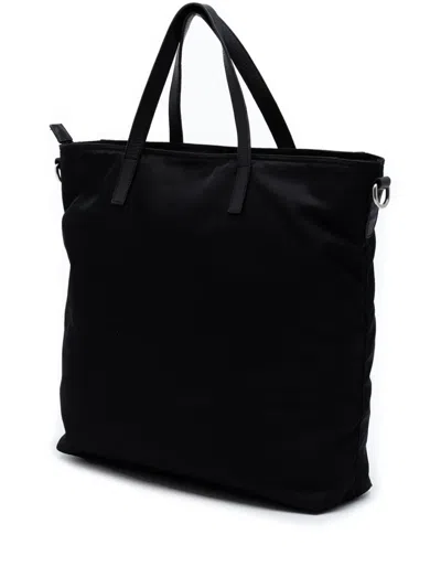 Pre-owned Prada 2013-2026 Tessuto Satchel In Black