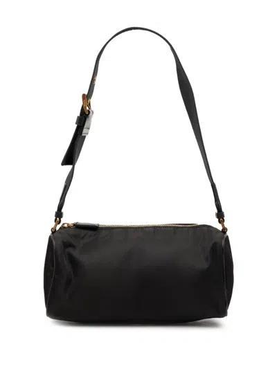 Pre-owned Prada 2013-2026 Tessuto Shoulder Bag In Black