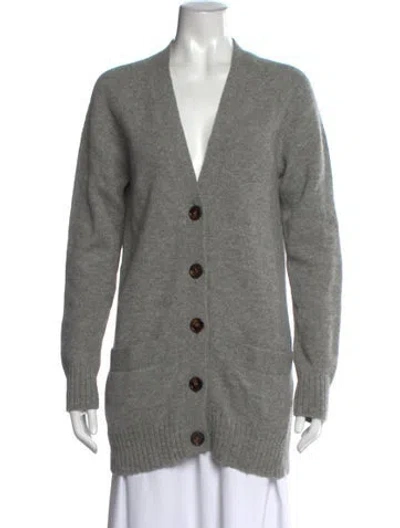Pre-owned Prada 2014 Alpaca Sweater In Grey
