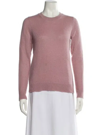 Pre-owned Prada 2014 Alpaca Sweater In Pink