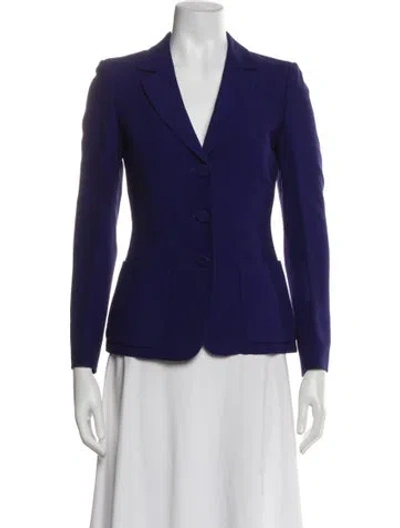 Pre-owned Prada 2014 Blazer In Purple