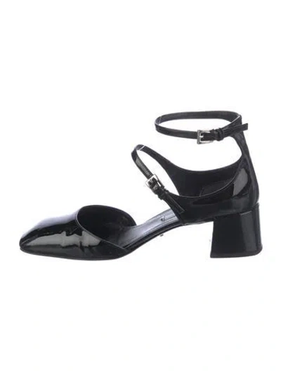 Pre-owned Prada 2014 Calzature Donna D'orsay Pumps In Black
