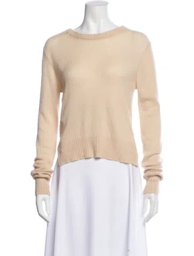 Pre-owned Prada 2014 Cashmere Sweater In Neutral