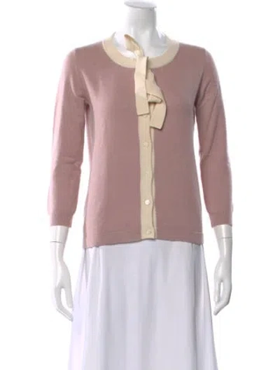 Pre-owned Prada 2014 Cashmere Sweater In Pink