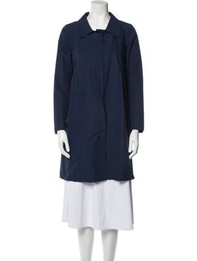 Pre-owned Prada 2014 Coat In Blue