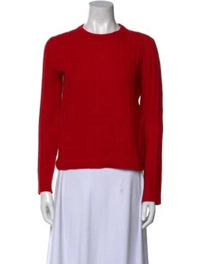 Pre-owned Prada 2014 Crew Neck Sweater In Red