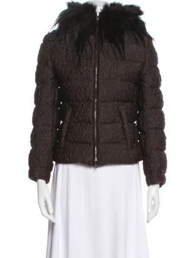 Pre-owned Prada 2014 Down Jacket In Brown
