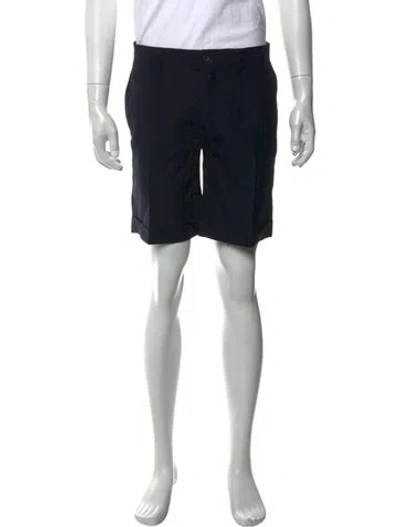 Pre-owned Prada 2014 Jogger Shorts In Black