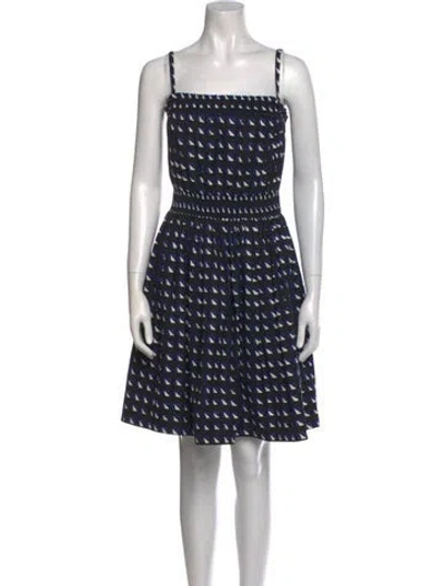 Pre-owned Prada 2014 Knee-length Dress In Black