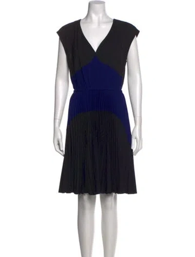 Pre-owned Prada 2014 Knee-length Dress In Black