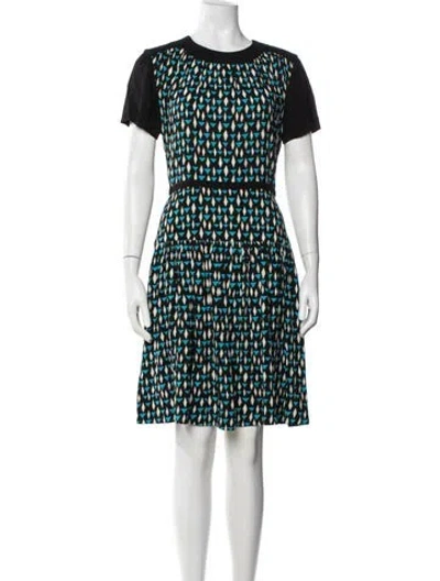 Pre-owned Prada 2014 Knee-length Dress In Black