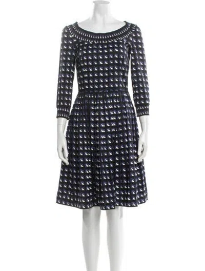 Pre-owned Prada 2014 Knee-length Dress In Black