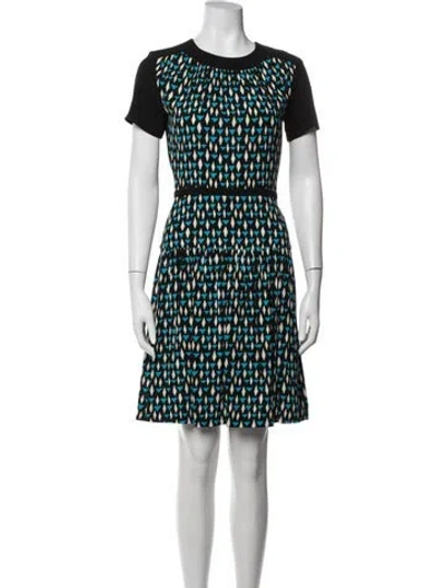 Pre-owned Prada 2014 Knee-length Dress In Black