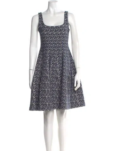 Pre-owned Prada 2014 Knee-length Dress In Blue