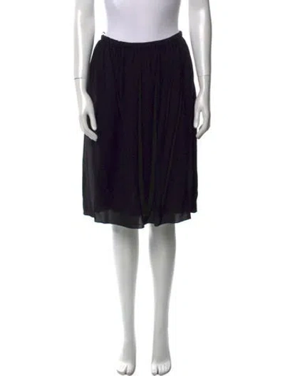 Pre-owned Prada 2014 Knee-length Skirt In Black