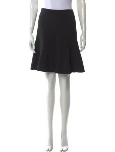 Pre-owned Prada 2014 Knee-length Skirt In Black