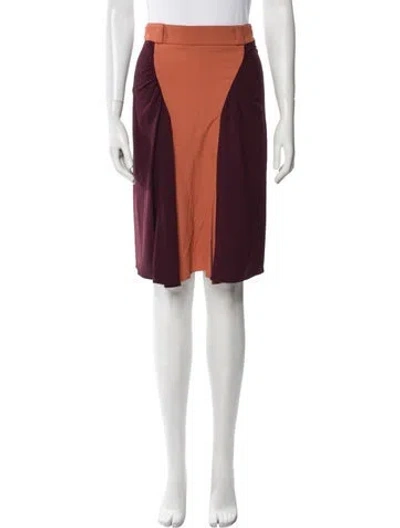 Pre-owned Prada 2014 Knee-length Skirt In Multi