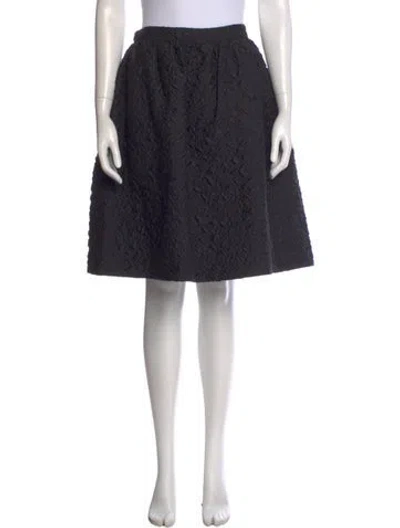 Pre-owned Prada 2014 Knee-length Skirt W/ Tags In Black