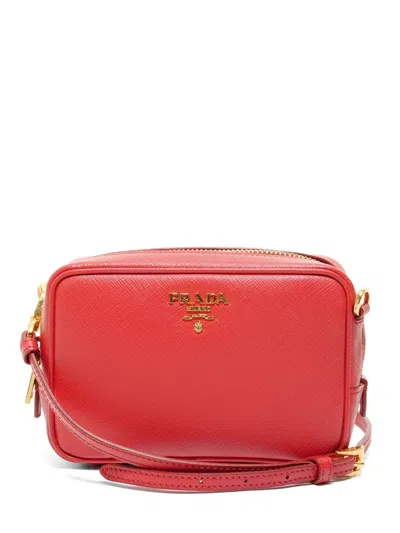 Pre-owned Prada 2014 Leather Mini Bag In Red