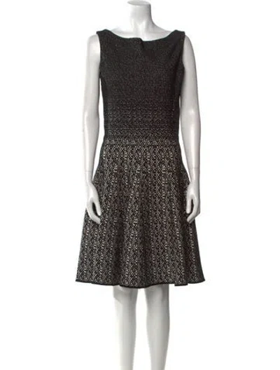 Pre-owned Prada 2014 Mini Dress In Black