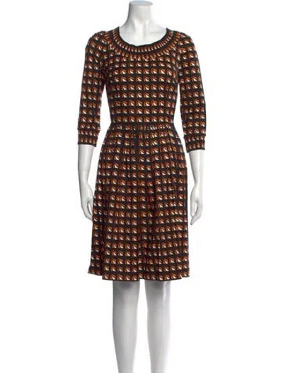 Pre-owned Prada 2014 Mini Dress In Black